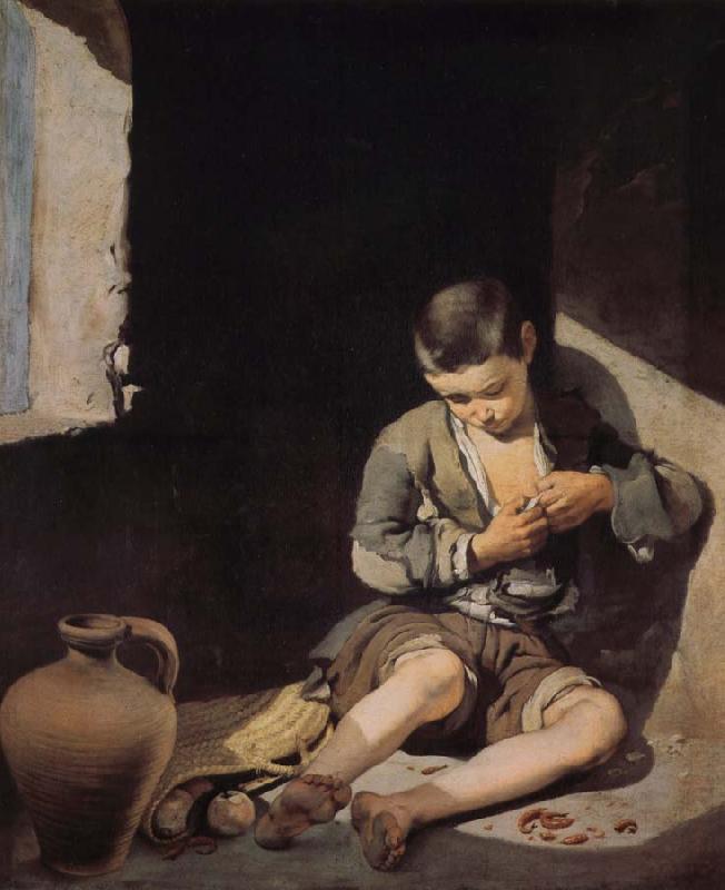 Bartolome Esteban Murillo Small beggar oil painting image